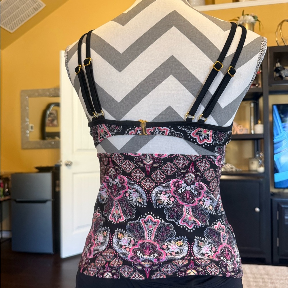 Arizona Jean Company Women’s Black and Pink Bikini - Picture 7 of 13